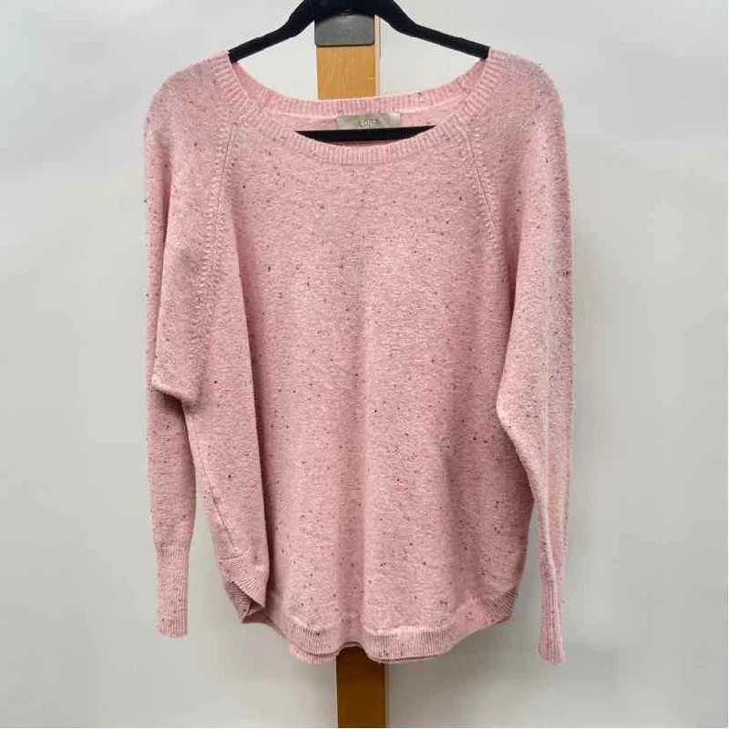 Loft Women's Size S Pink Flecked Sweater