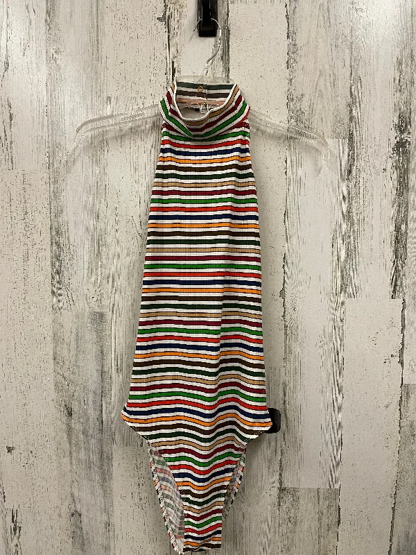 Bodysuit By Urban Outfitters In Striped Pattern, Size: M