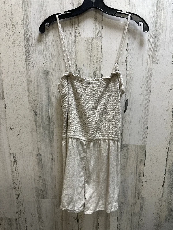 Tan Romper Abercrombie And Fitch, Size L