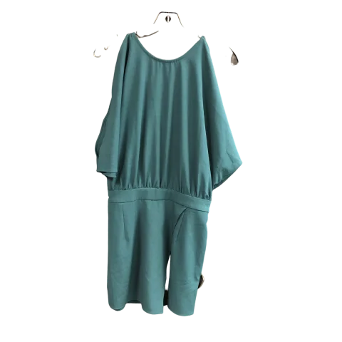 Green Romper Designer Bishop + Young, Size M