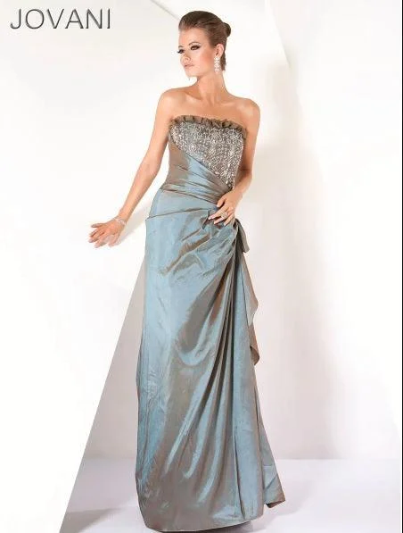 Jovani 3366 Strapless Long Formal Gown