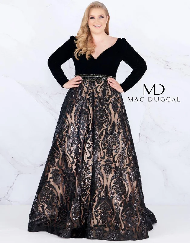 Mac Duggal Long Prom Plus Size Dress Sale