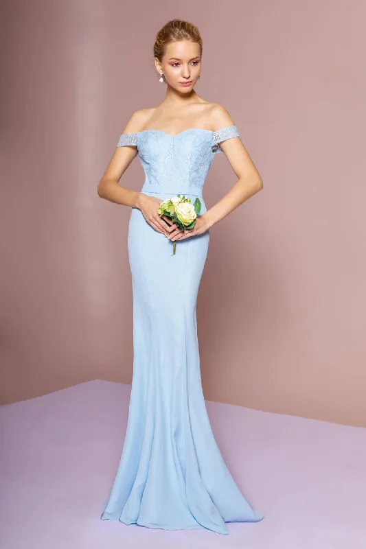 Off The Shoulder Long Evening Gown Sale