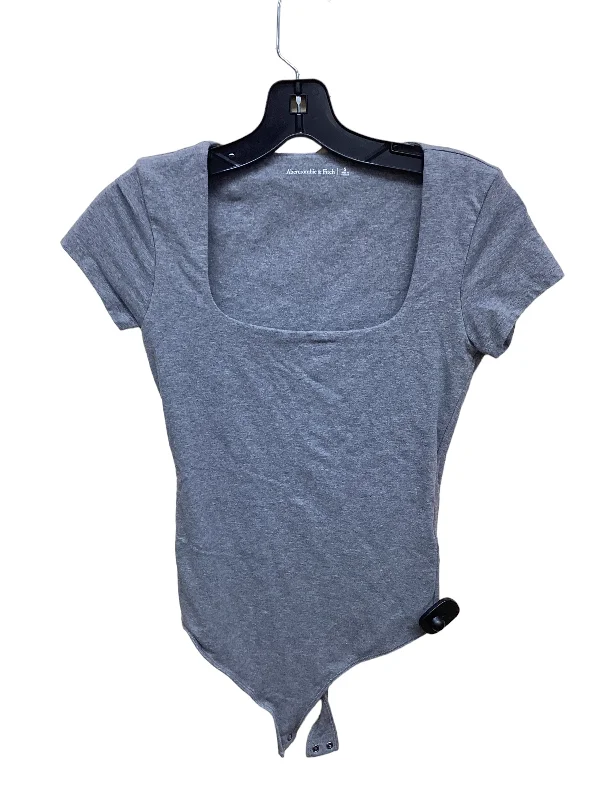 Bodysuit By Abercrombie And Fitch In Grey, Size: S