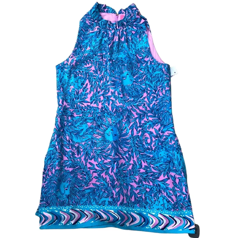 Blue & Pink Romper Designer Lilly Pulitzer, Size M