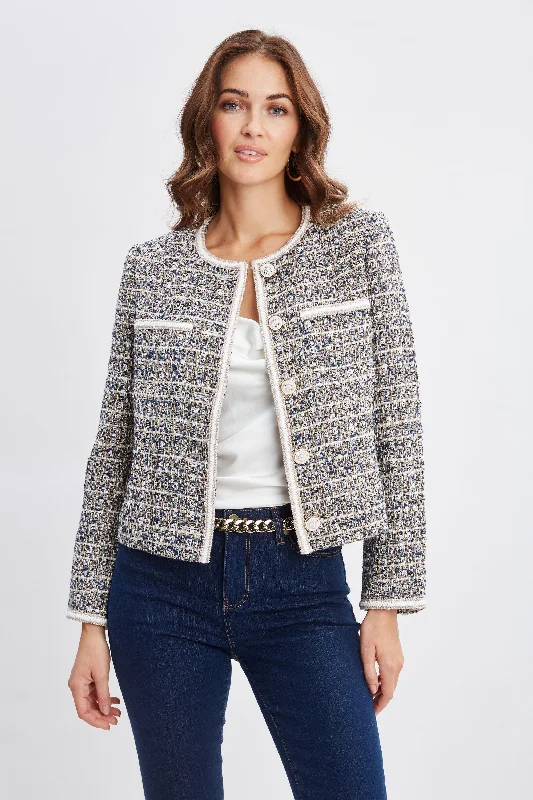 Cropped Tweed Jacket