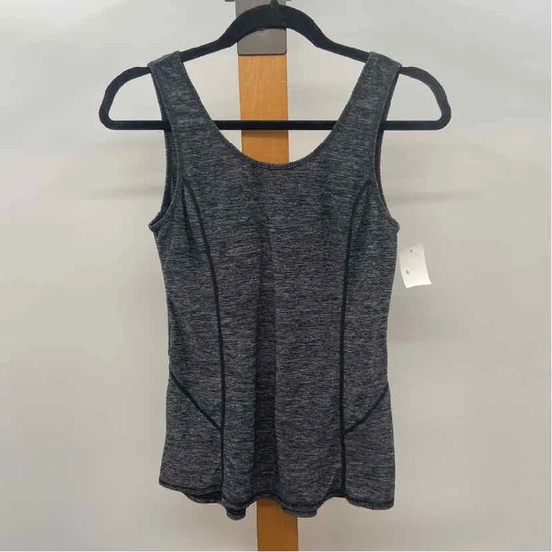 Lululemon Women's Size 6 Black Heathered Tank