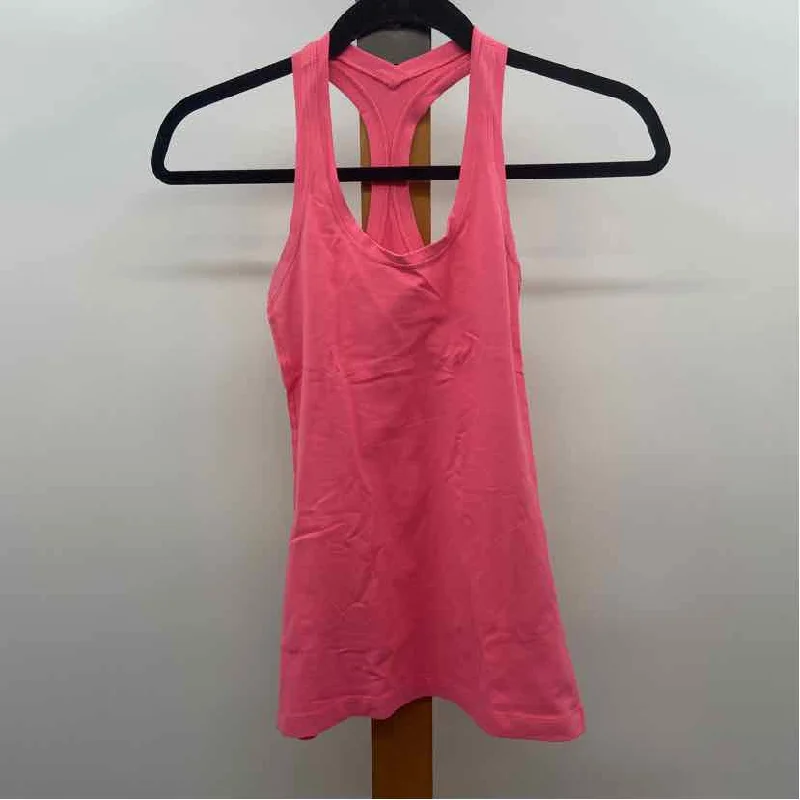 Lululemon Women's Size 6 Pink Solid Tank