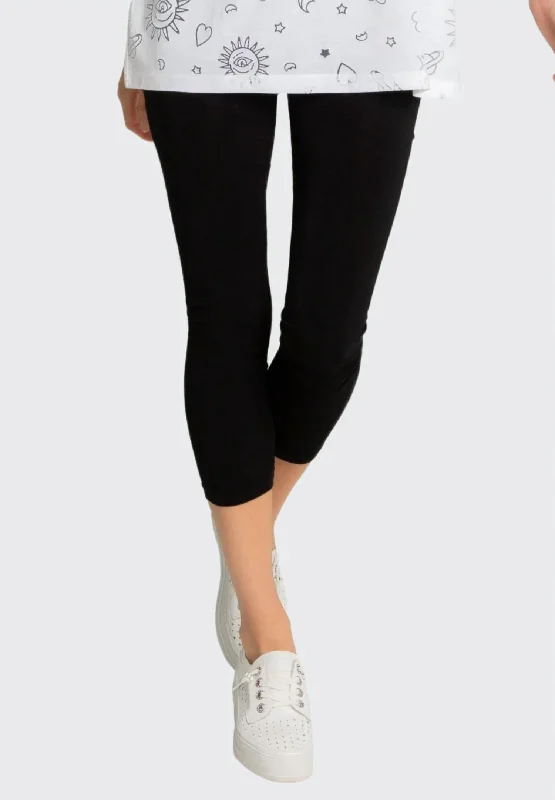 Shapewear Crop Leggings In Black