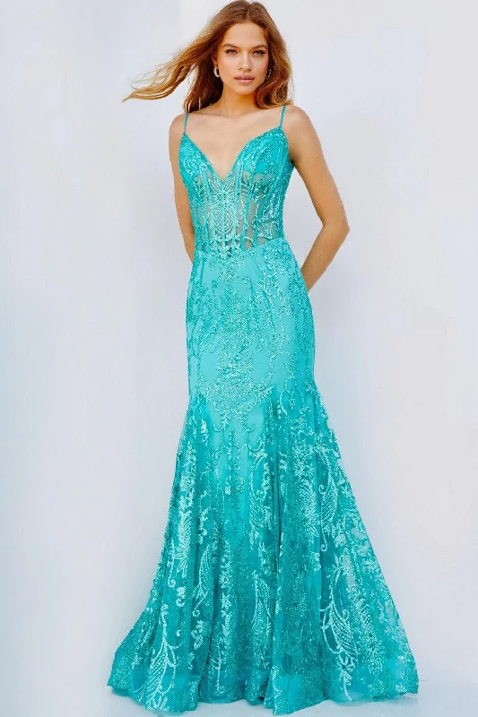 Jovani JVN22388 Fitted Long Evening Gown