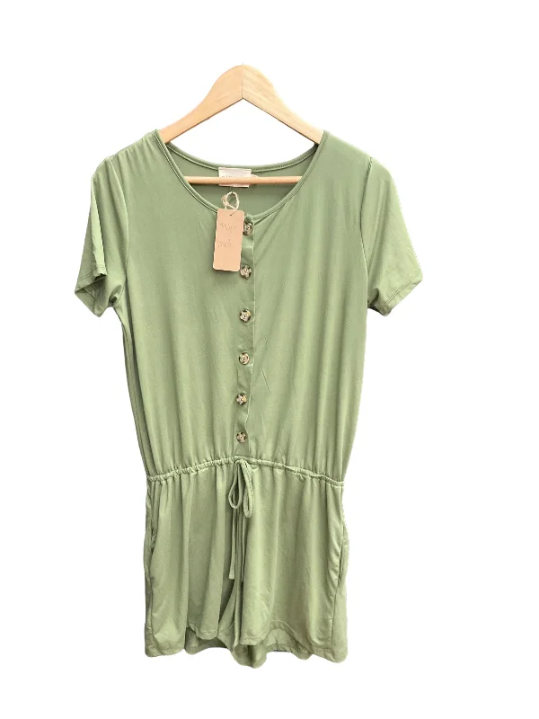 Green Romper Clothes Mentor, Size M