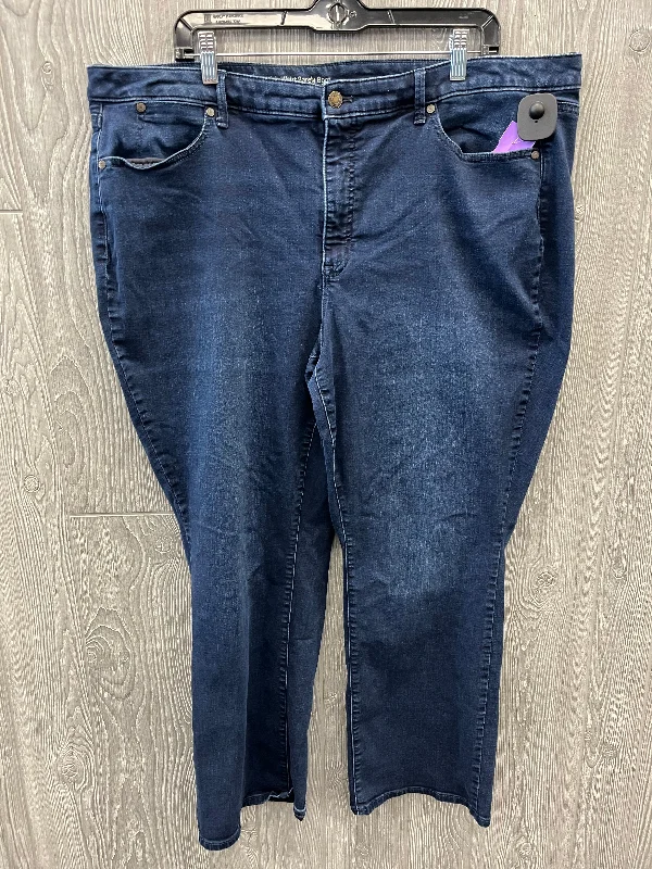 Blue Denim Jeans Boot Cut Talbots, Size 22