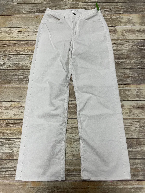 White Denim Jeans Wide Leg Old Navy, Size 12tall