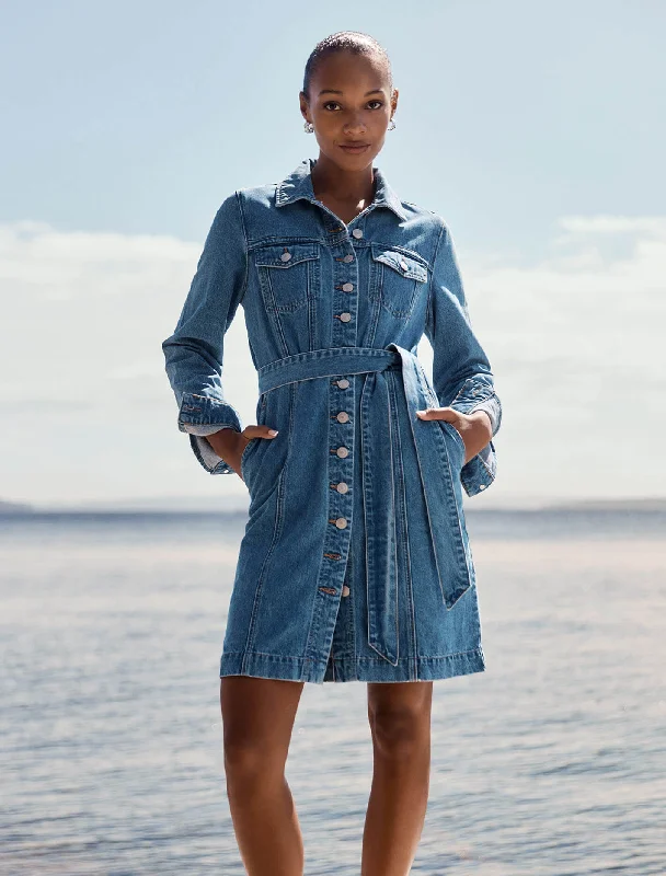 Taylor Denim Shirt Dress