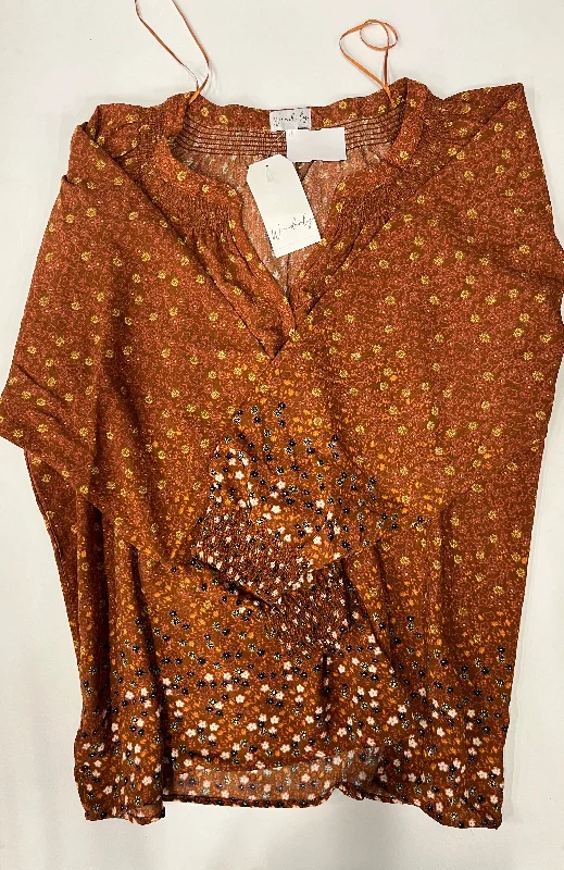 Blouse Long Sleeve By Wondery NWT  Size: 3x