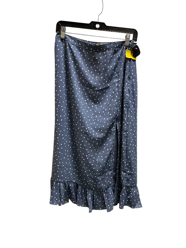 Skirt Midi By Abercrombie And Fitch In Blue, Size: M