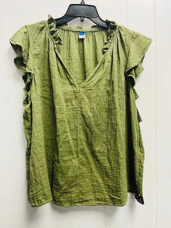 Top Short Sleeve By Old Navy In Green, Size: 2x