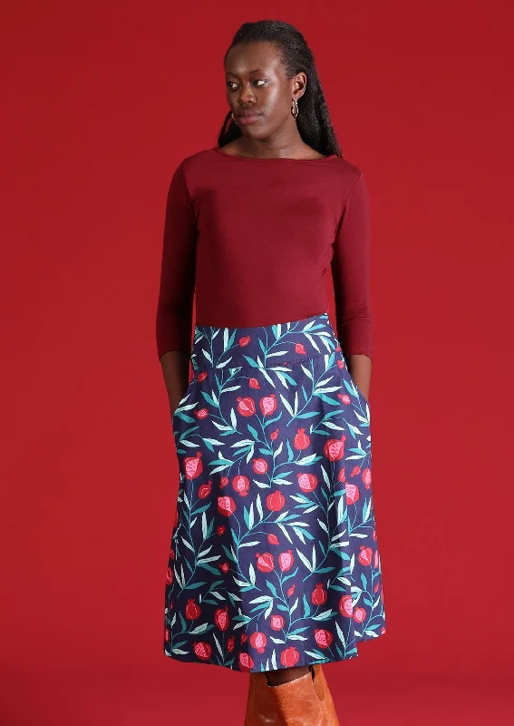 Zarah Skirt Pomegranate