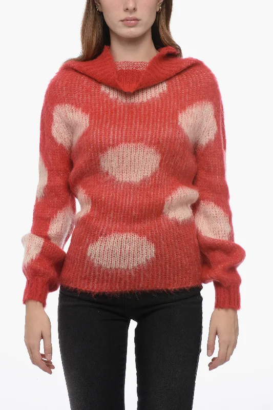 Marni Merino Wool-blended Sweater with Cuffs