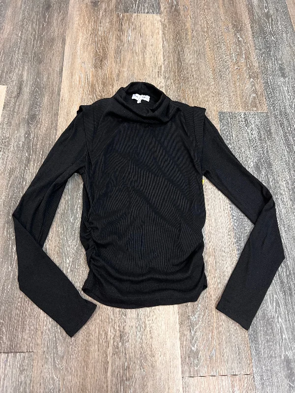 Top Long Sleeve By Michael Stars In Black, Size: S