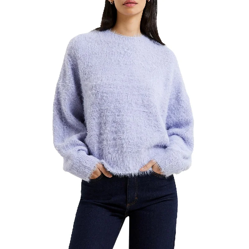 Womens Cozy Crewneck Pullover Sweater