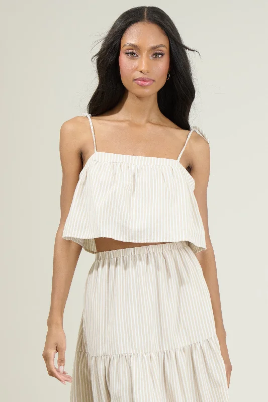 Everlanes Striped Crop Top