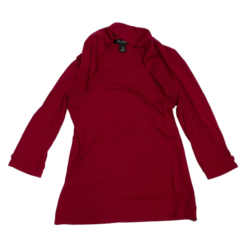 Top 3/4 Sleeve By White House Black Market In Red, Size: S