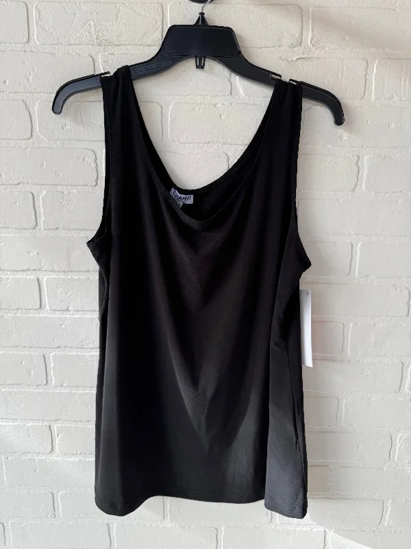 Top Sleeveless By Clothes Mentor In Black, Size: L