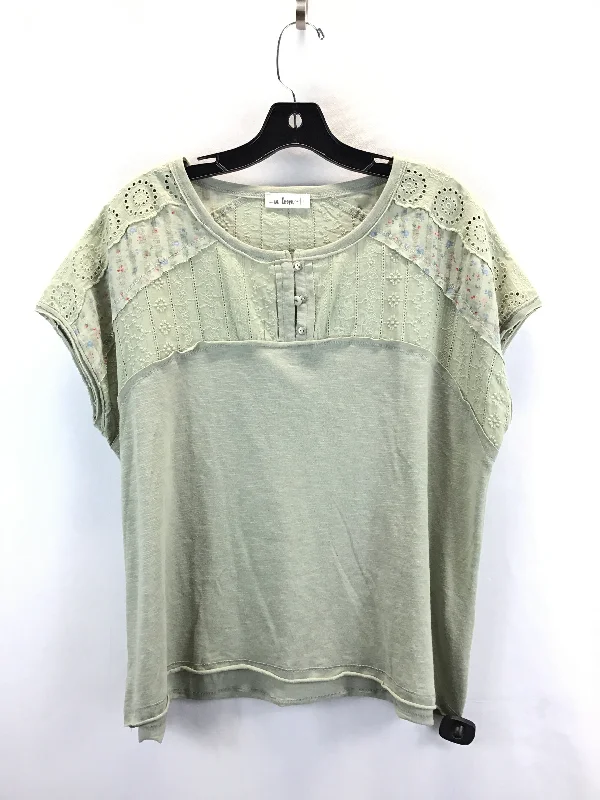 Top Sleeveless By Clothes Mentor In Green, Size: L