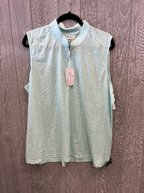 Top Sleeveless By Clothes Mentor In Green, Size: Xxl