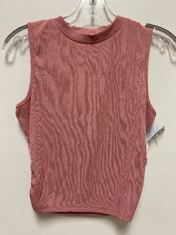 Top Sleeveless By Clothes Mentor In Pink, Size: S