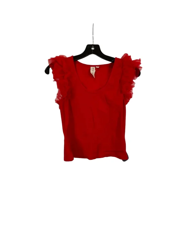 Top Sleeveless By Dolan Left Coast In Red, Size: S